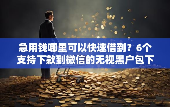 急用钱哪里可以快速借到？6个支持下款到微信的无视黑户包下款的口子