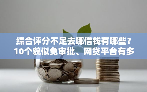 综合评分不足去哪借钱有哪些？10个貌似免审批、网贷平台有多少家合集