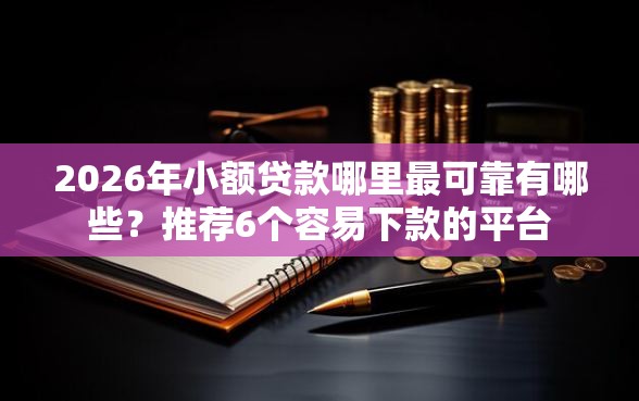 2026年小额贷款哪里最可靠有哪些？推荐6个容易下款的平台