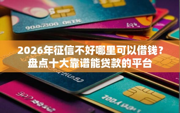 2026年征信不好哪里可以借钱？盘点十大靠谱能贷款的平台