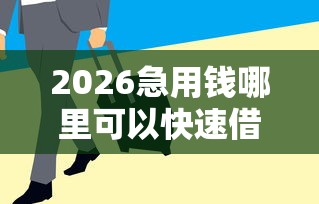 2026急用钱哪里可以快速借到，差3千元就选这5个平台