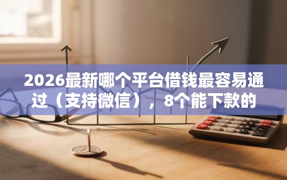 2026最新哪个平台借钱最容易通过（支持微信），8个能下款的借款平台2025无私分享