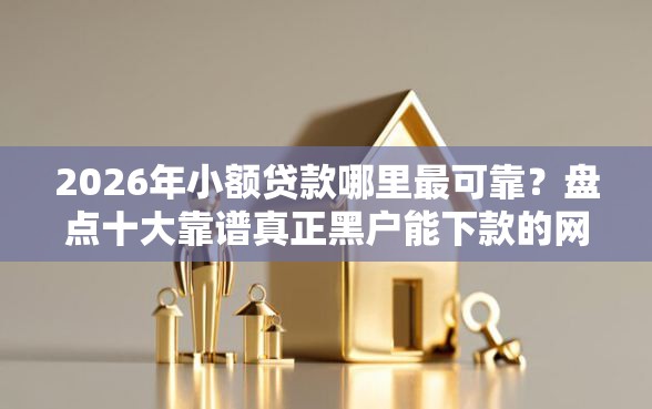 2026年小额贷款哪里最可靠？盘点十大靠谱真正黑户能下款的网贷平台