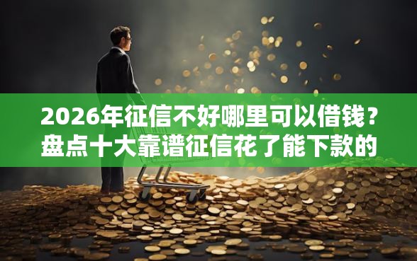 2026年征信不好哪里可以借钱？盘点十大靠谱征信花了能下款的平台