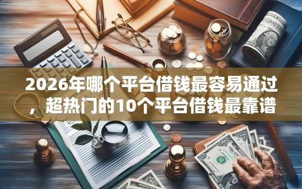 2026年哪个平台借钱最容易通过，超热门的10个平台借钱最靠谱推荐