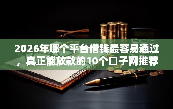 2026年哪个平台借钱最容易通过，真正能放款的10个口子网推荐