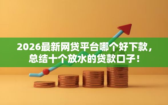2026最新网贷平台哪个好下款，总结十个放水的贷款口子！