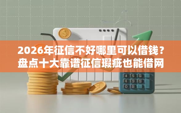 2026年征信不好哪里可以借钱？盘点十大靠谱征信瑕疵也能借网贷轻松下款的软件