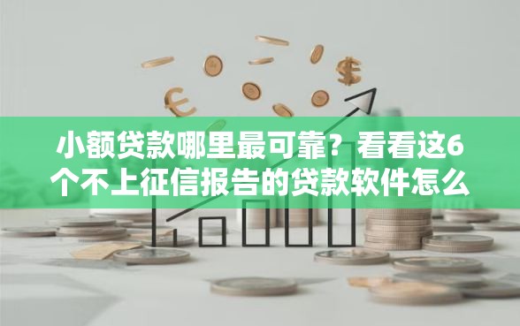 小额贷款哪里最可靠？看看这6个不上征信报告的贷款软件怎么样