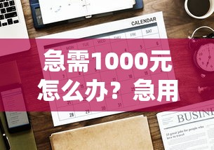 急需1000元怎么办？急用钱哪里可以快速借到试试这7个无门槛平台