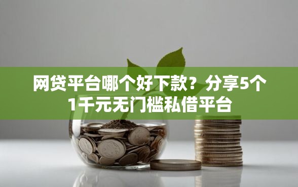网贷平台哪个好下款？分享5个1千元无门槛私借平台