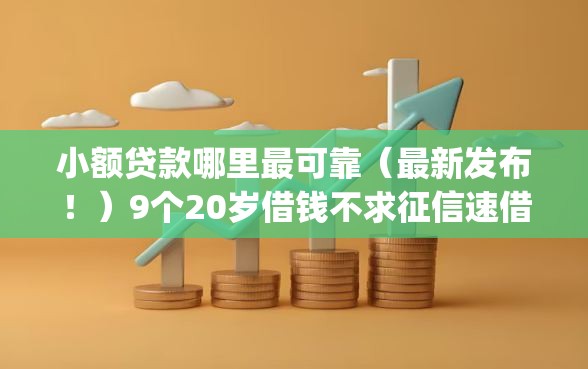 小额贷款哪里最可靠（最新发布！）9个20岁借钱不求征信速借app