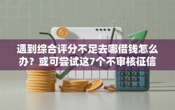 遇到综合评分不足去哪借钱怎么办？或可尝试这7个不审核征信的贷款平台