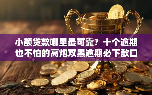小额贷款哪里最可靠？十个逾期也不怕的高炮双黑逾期必下款口子