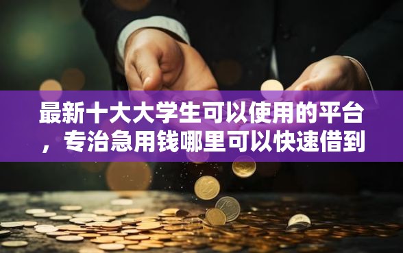 最新十大大学生可以使用的平台，专治急用钱哪里可以快速借到