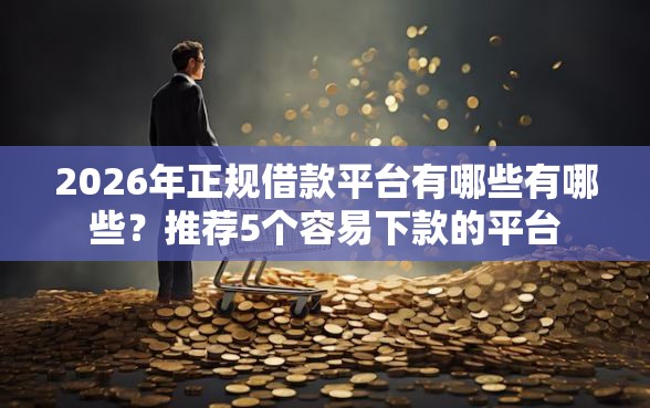 2026年正规借款平台有哪些有哪些？推荐5个容易下款的平台