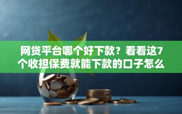 网贷平台哪个好下款？看看这7个收担保费就能下款的口子怎么样