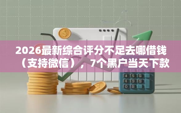 2026最新综合评分不足去哪借钱（支持微信），7个黑户当天下款的口子无私分享