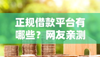 正规借款平台有哪些？网友亲测5个现在贷款平台好盘点