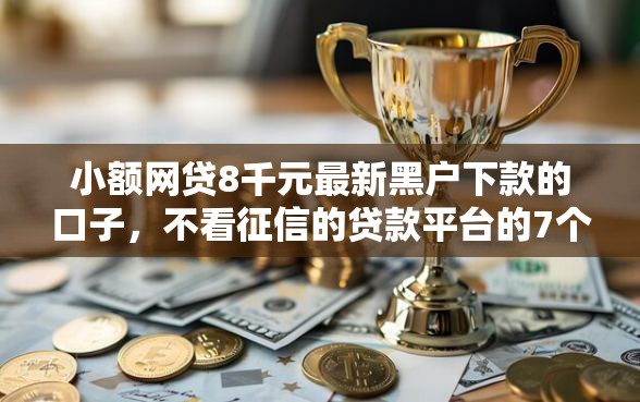 小额网贷8千元最新黑户下款的口子，不看征信的贷款平台的7个平台介绍