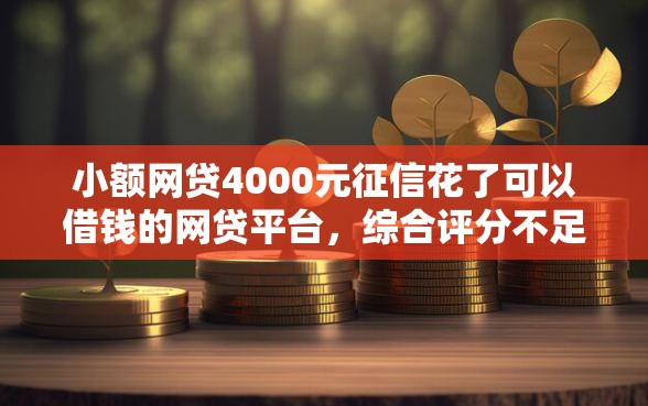 小额网贷4000元征信花了可以借钱的网贷平台，综合评分不足去哪借钱的5个平台介绍