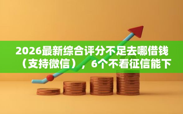 2026最新综合评分不足去哪借钱（支持微信），6个不看征信能下款的平台无私分享