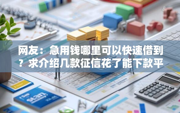 网友：急用钱哪里可以快速借到？求介绍几款征信花了能下款平台