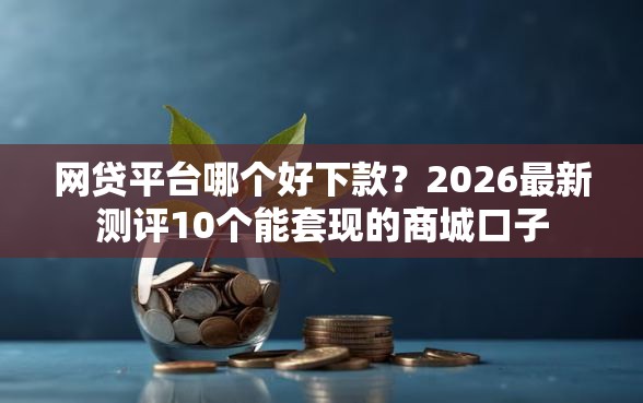 网贷平台哪个好下款？2026最新测评10个能套现的商城口子