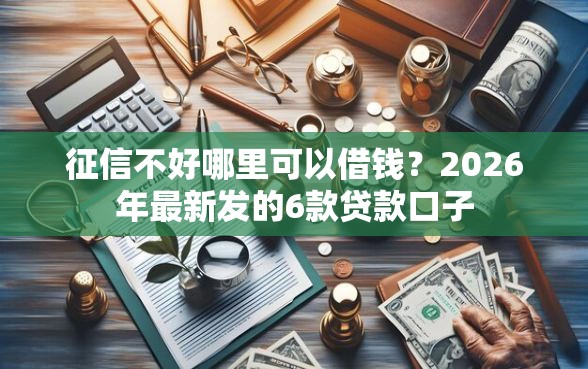 征信不好哪里可以借钱？2026年最新发的6款贷款口子