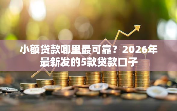 小额贷款哪里最可靠？2026年最新发的5款贷款口子
