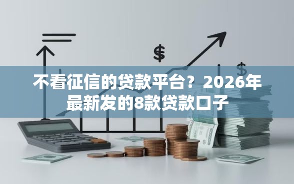 不看征信的贷款平台？2026年最新发的8款贷款口子