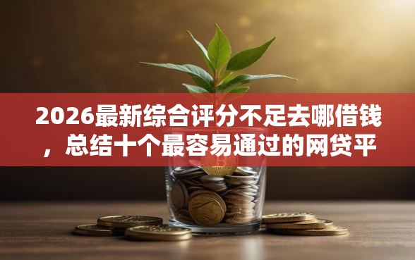 2026最新综合评分不足去哪借钱，总结十个最容易通过的网贷平台！