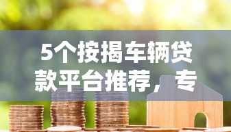5个按揭车辆贷款平台推荐，专为攻克小额贷款哪里最可靠难题