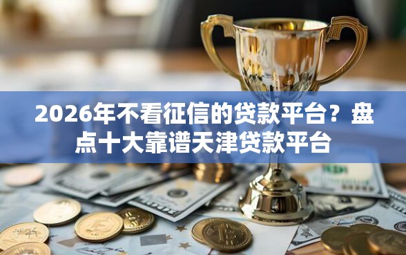 2026年不看征信的贷款平台？盘点十大靠谱天津贷款平台