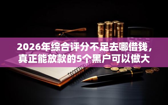 2026年综合评分不足去哪借钱，真正能放款的5个黑户可以做大额贷款软件推荐