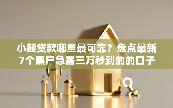 小额贷款哪里最可靠？盘点最新7个黑户急需三万秒到的的口子