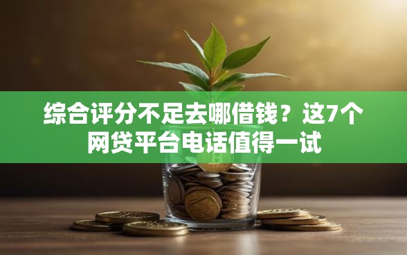 综合评分不足去哪借钱？这7个网贷平台电话值得一试
