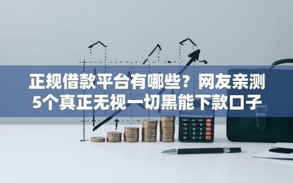 正规借款平台有哪些？网友亲测5个真正无视一切黑能下款口子盘点