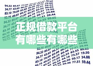 正规借款平台有哪些有哪些？10个貌似免审批、各大贷款平台合集
