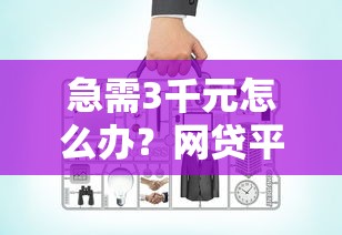 急需3千元怎么办？网贷平台哪个好下款试试这6个无门槛平台