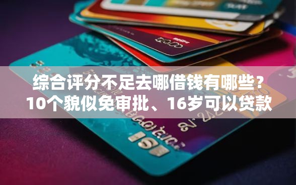 综合评分不足去哪借钱有哪些？10个貌似免审批、16岁可以贷款的平台合集