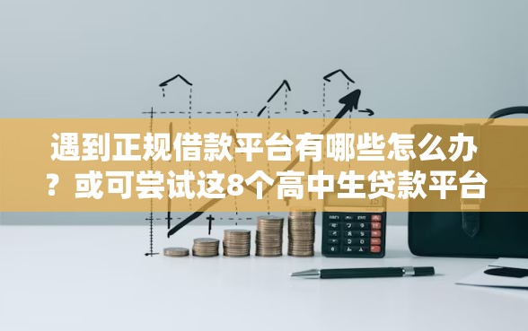 遇到正规借款平台有哪些怎么办？或可尝试这8个高中生贷款平台