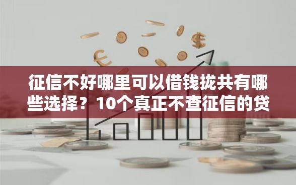 征信不好哪里可以借钱拢共有哪些选择？10个真正不查征信的贷款口子详解