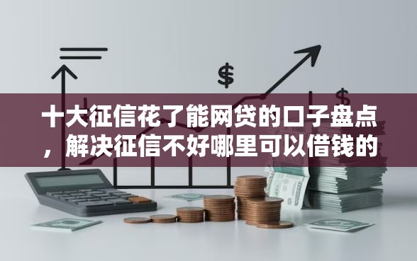 十大征信花了能网贷的口子盘点，解决征信不好哪里可以借钱的问题