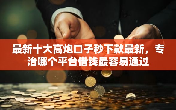 最新十大高炮口子秒下款最新，专治哪个平台借钱最容易通过