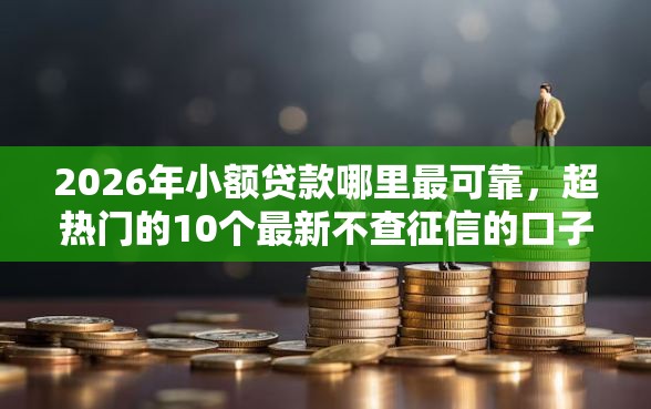 2026年小额贷款哪里最可靠，超热门的10个最新不查征信的口子推荐