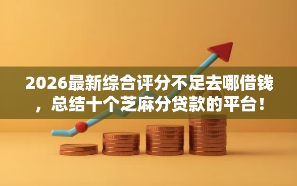 2026最新综合评分不足去哪借钱，总结十个芝麻分贷款的平台！