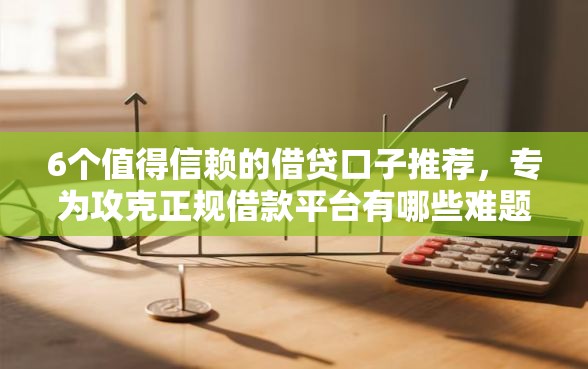 6个值得信赖的借贷口子推荐，专为攻克正规借款平台有哪些难题