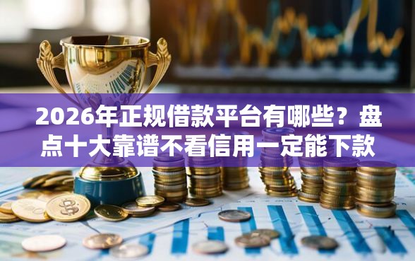 2026年正规借款平台有哪些？盘点十大靠谱不看信用一定能下款的贷款平台