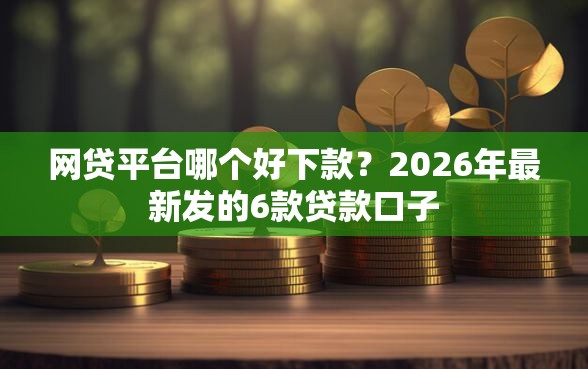 网贷平台哪个好下款？2026年最新发的6款贷款口子
